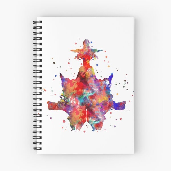 Artikelvorschau, Rorschach, Aquarell Rorschach, Karte 6 entworfen und verkauft von Rosaliartbook.