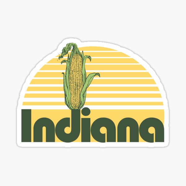 Indiana Corn Sticker