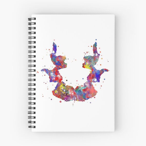 Item preview, Rorschach, watercolor Rorschach, card 7 designed and sold by Rosaliartbook.