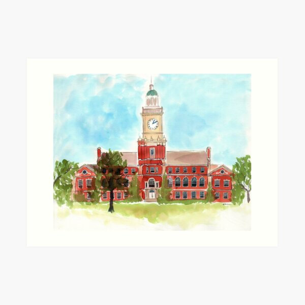 Howard University - Founders Library Art Print