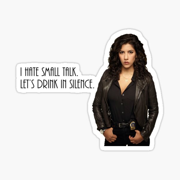 Item preview, I hate small talk designed and sold by october-lady.