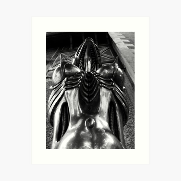 Item preview, H R Giger Museum. Entrance Statue. Gruyeres, Switzerland designed and sold by Igor Pozdnyakov.