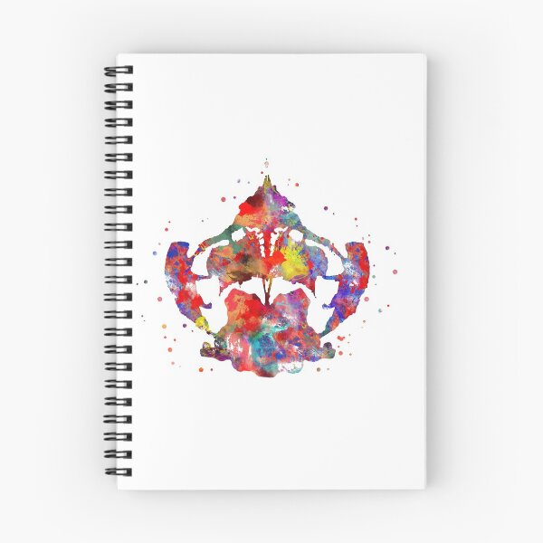 Item preview, Rorschach, watercolor Rorschach, card 8 designed and sold by Rosaliartbook.