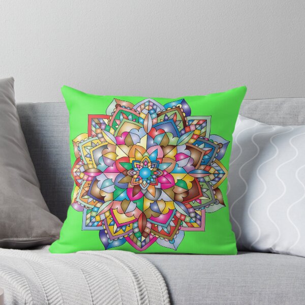 Mandala Throw Pillow