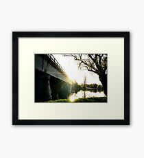 Under Bridge Water (Normal) - Brazz Framed Print