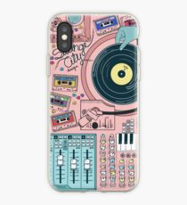 Vinilo o funda para iPhone Ciudad extraña