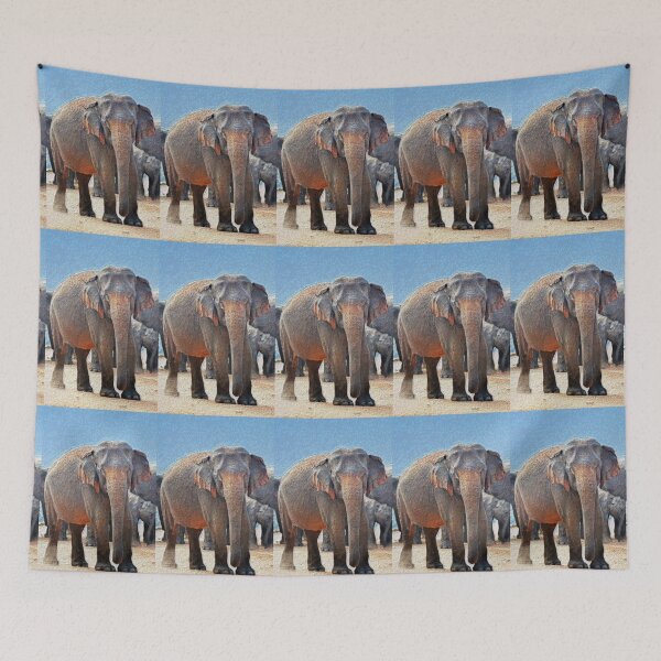 Item preview, Painted Elephant in the Desert designed and sold by PrintArtdotUS.