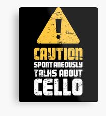 Cello Teacher / Cello Lessons Instructor - Cute Metal Print
