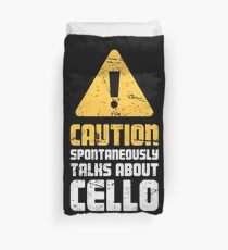 Cello Teacher / Cello Lessons Instructor - Cute Duvet Cover