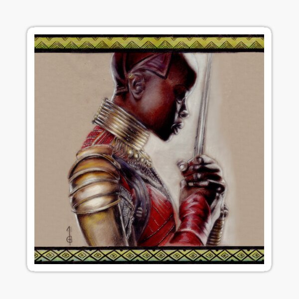 Warrior Okoye Sticker