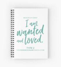 Enneagram Type 2 - Core Longing Spiral Notebook