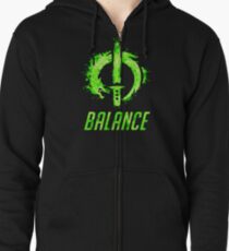 Balance Zipped Hoodie