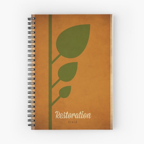 Item preview, Restoration Druid - WoW Minimalism designed and sold by dcmjs.