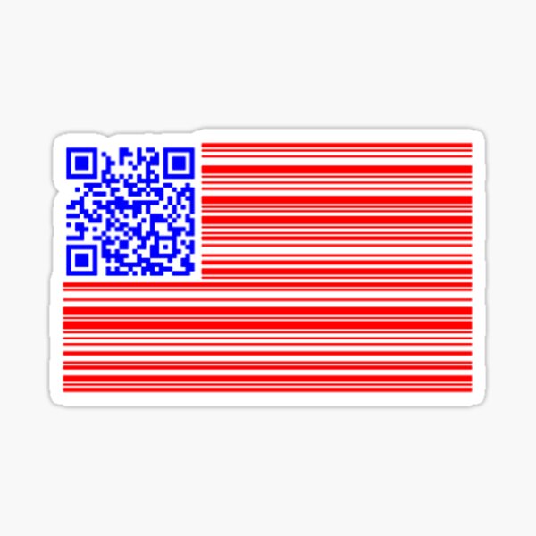 American Flag QR Register to Vote Vinyl Decal Bumper Sticker Wall Laptop Window Sticker 5