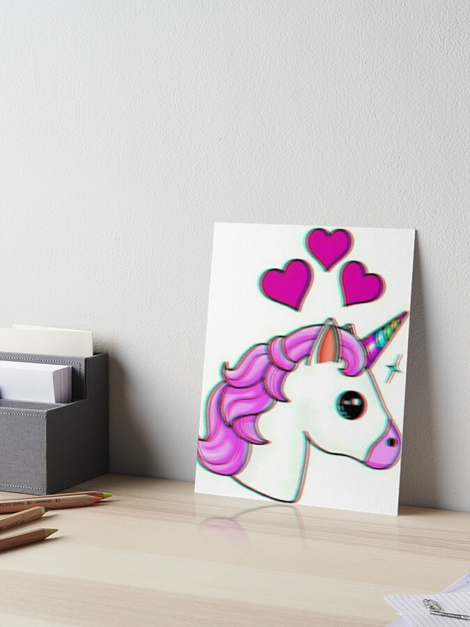 Set of 3 Prints, Personalized Gifts, Art for Kids Hub, Above Bed Decor, Unicorn, Art Print, Love Yourself, Name Sign, Gifts for Kids, Poster, Size: 8