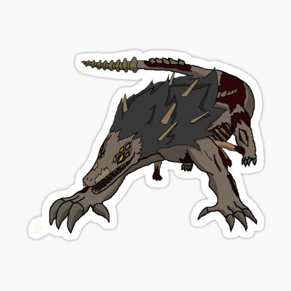 SCP-682 Holographic Sticker 