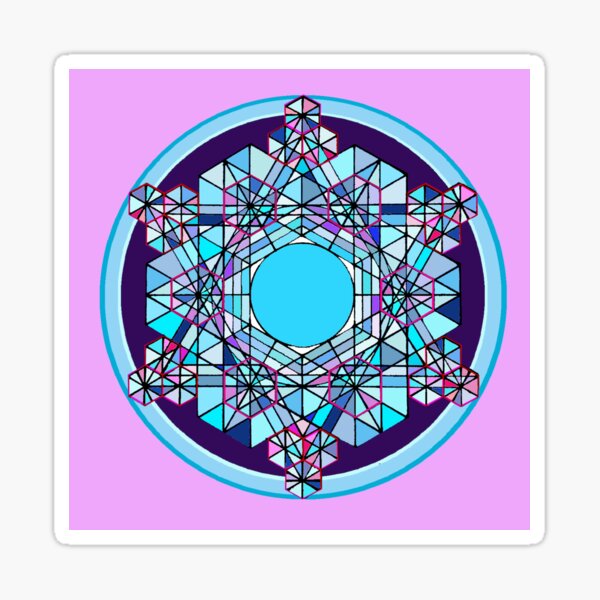 Crystal d'Eau Amour et Gratitude Sticker