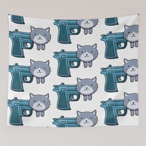 Item preview, Gun Cat designed and sold by IDIVAGANTE.