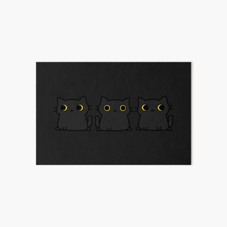 Sneaky Eclipse Cat Art Board Print