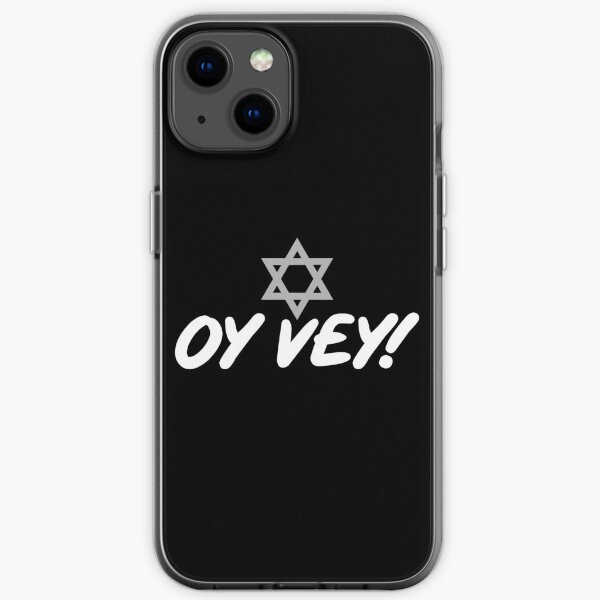 Oy Vey With Star Of David iPhone Soft Case