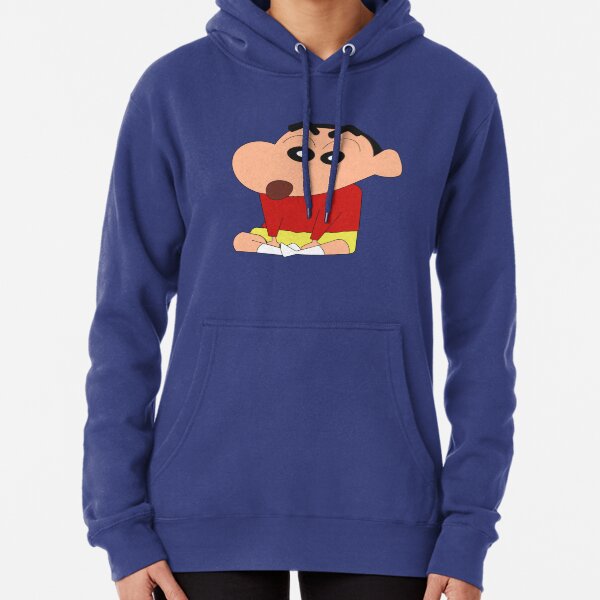 Shin chan sentado Sudadera con capucha