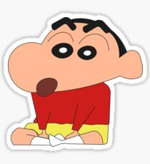 Shin chan sitting Sticker
