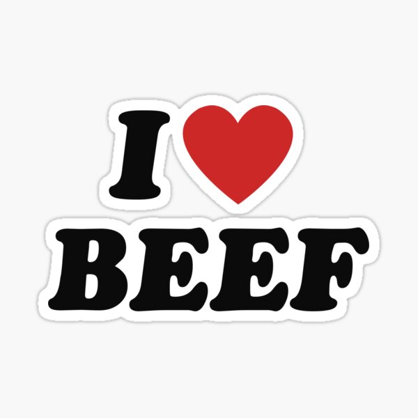 Item preview, I love beef designed and sold by Boog Monst .