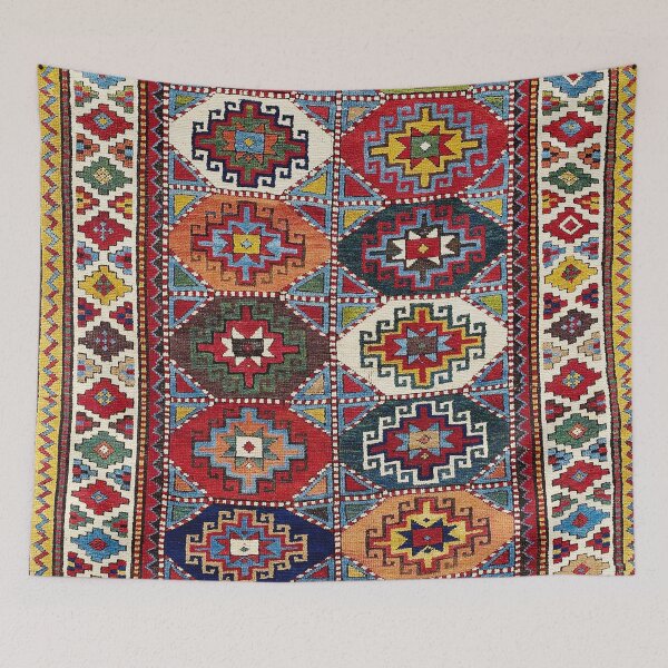 Item preview, Moghan South East Caucasus  Antique Carpet designed and sold by Vicky Brago-Mitchell®.