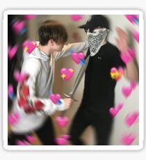 imallex and memeulous Sticker
