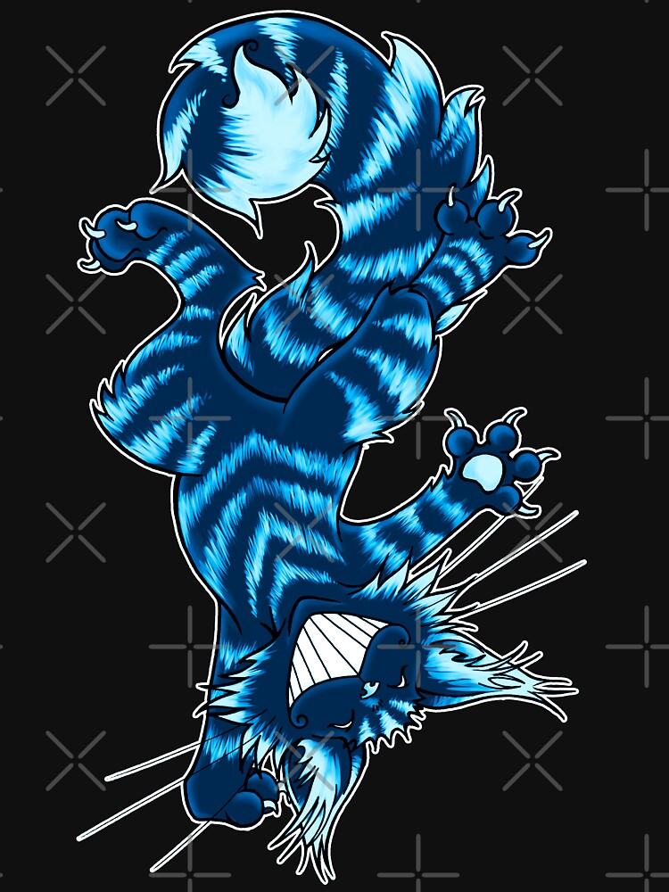Blue Funky Cat by cybercat