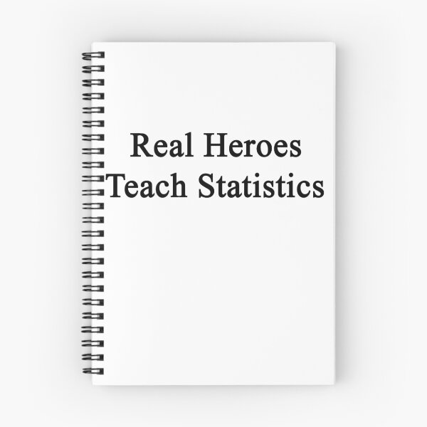 Item preview, Real Heroes Teach Statistics  designed and sold by supernova23.