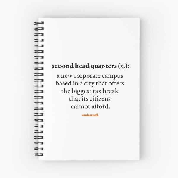 Item preview, 16678-01-BLT – Uselesstuff® Dictionary – Second Headquarters – Tax-Free (Black) designed and sold by Uselesstuff.