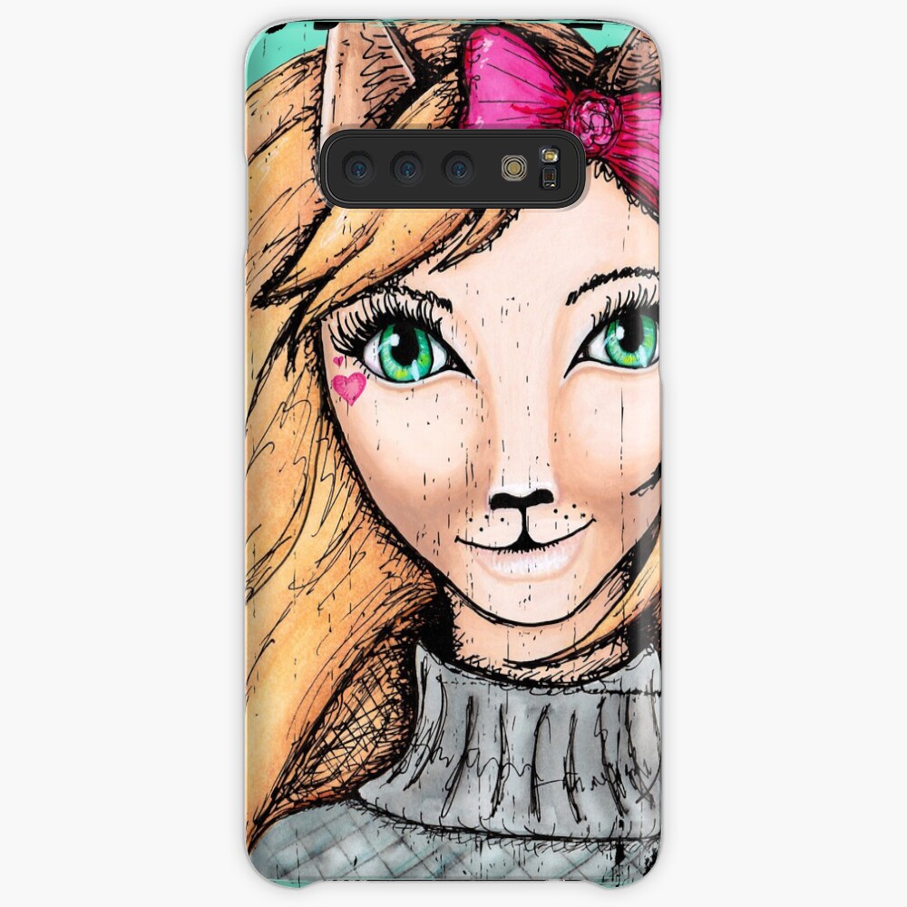Cat Girl Case & Skin for Samsung Galaxy