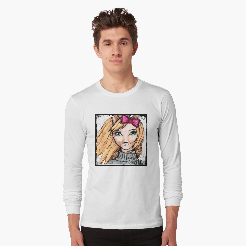 Cat Girl Long Sleeve T-Shirt