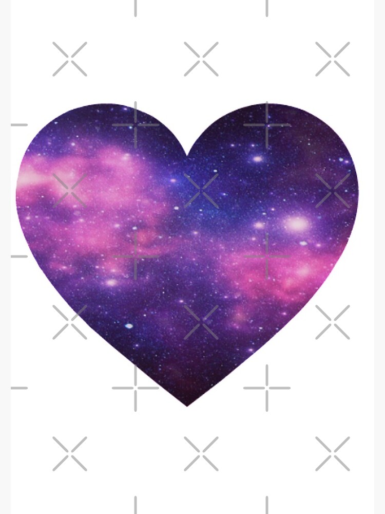 "Galaxy Herz" Spiralblock von Ange26 Redbubble