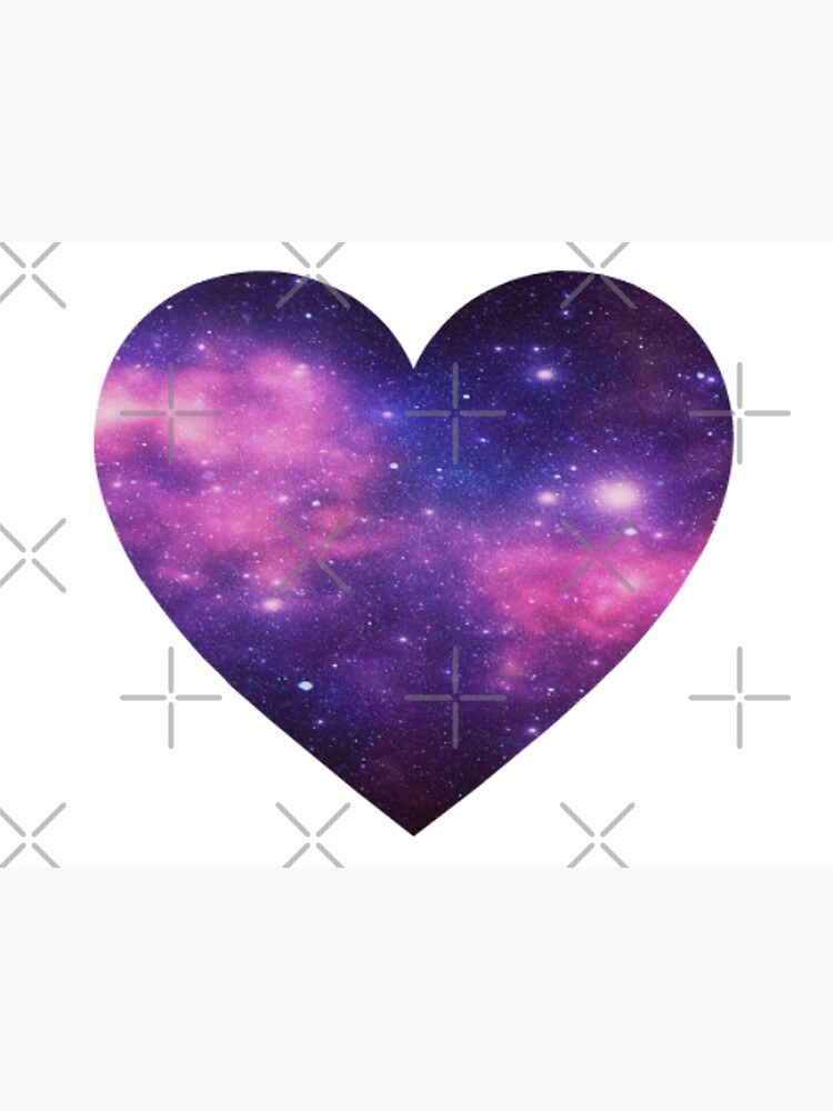 "Galaxy Heart" Art Print by Ange26 Redbubble