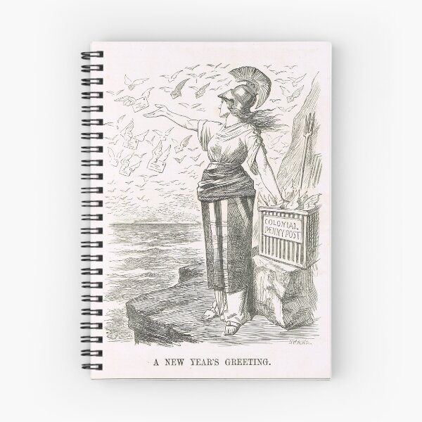 Item preview, Punch cartoon 1899 Colonial or Imperial Penny Post designed and sold by artfromthepast.
