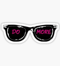 Casey Neistat Sunglasses - DO MORE - Pink Sticker