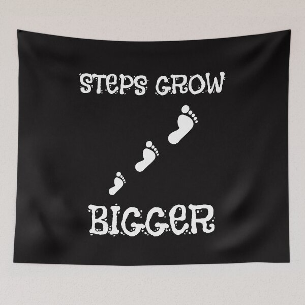 Item preview, Steps Grow Bigger, Perfect gift for you Son, daughter, kids designed and sold by marosharaf.