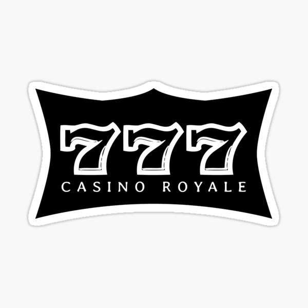 777 - CASINO ROYALE (b) Sticker