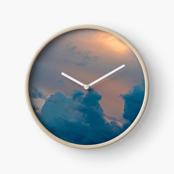 Horse Head in the Clouds Clock