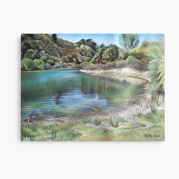 The Valley Lake Canvas Print