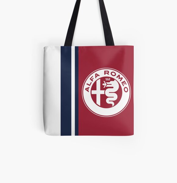 Alfa Romeo Bolsa estampada de tela