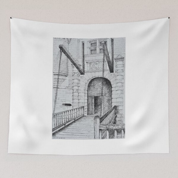 Item preview, Château de Beynac Drawbridge designed and sold by Dai Wynn Fine Art.