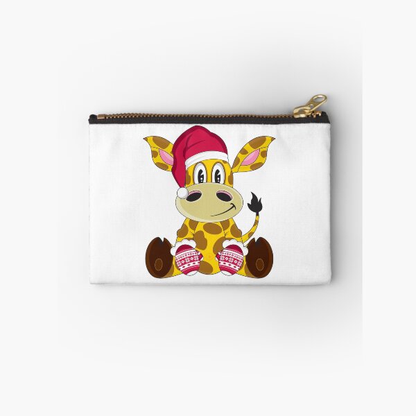Item preview, Cute Cartoon Santa Giraffe designed and sold by MurphyCreative.