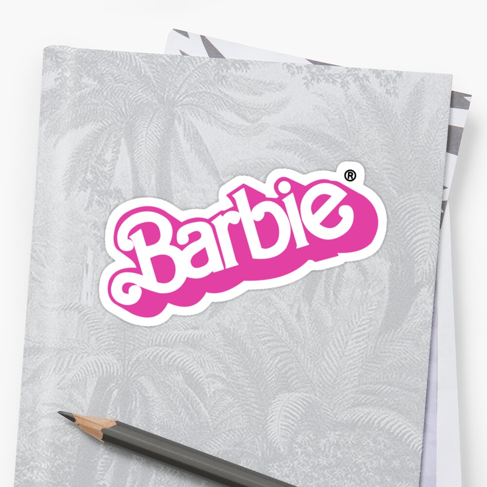 Barbie Classic Logo Sticker By Cammocat Redbubble