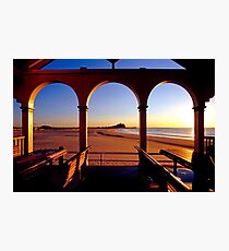 Nobbys Sunrise (From Nobbys Beach) Photographic Print