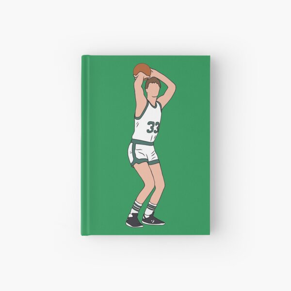 Aperçu de l'œuvre Larry Bird Jumpshot créée et vendue par RatTrapTees.