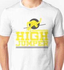 Hochspringer Hochsprung Stabhochsprung Geschenk Unisex T-Shirt