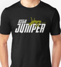 Hochspringer Hochsprung Stabhochsprung Geschenk Unisex T-Shirt